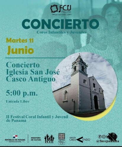 Coro Sta Cecilia en el II Fest Coral Juvenil de Panamá!