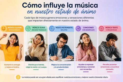 Cómo influye la música en nuestro estado de ánimo